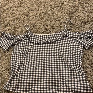 AE soft & sexy off the shoulder shirt